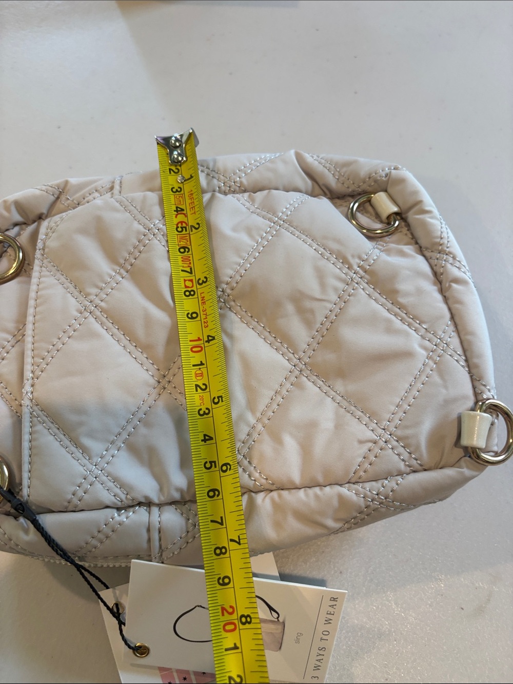 Kedzie - Cloud 9 Convertible Sling Bag, purse. NWT. Beige. - Picture 13 of 13